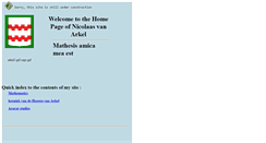 Desktop Screenshot of nico.net